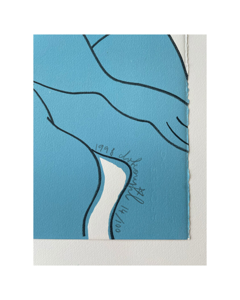 Blue Nude_pozadi_detail